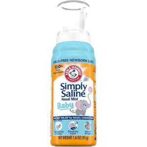 imageARM ampamp HAMMER Simply Saline Baby Nasal Mist Saline Spray 16 oz