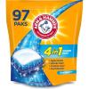 imageArm ampamp Hammer 4in1 Laundry Detergent Power Paks 97 Count Packaging may vary97 Count Pack of 1