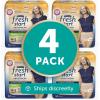 imageFitRight Fresh Start Incontinence and Postpartum Underwear for Women XL Beige 12 Count Ultimate Absorbency Disposable Underwear with The OdorControl Power of ARM ampamp HammerSmall 48 Count