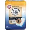 imageFitRight Fresh Start Postpartum and Incontinence Pads for Women Overnight Absorbency 20 Count Bladder Leakage Pads with The OdorControl Power of ARM ampamp Hammer 20 Count Pack of 120 Count Pack of 1