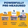 imageARM ampamp HAMMER Power Sheets Laundry Detergent Fragrance Free No Dyes or Perfumes Lightweight and TravelFriendly 60 Count Up to 120 Small Loads