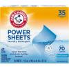 imageARM ampamp HAMMER Power Sheets Laundry Detergent Fresh Breeze Scent No Mess Lightweight and TravelFriendly 35 Count Up to 70 Small Loads
