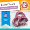 imageArm ampamp Hammer for Pets Ringers Fresh Breath Dental Treats for DogsValue Pack32 Pcs Dog Dental Chews Fight Bad Dog BreathPlaque ampamp Tartar Without Brushing With Baking SodaPack of 132 CountBlueberry