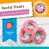 imageArm ampamp Hammer for Pets Ringers Fresh Breath Dental Treats for DogsValue Pack32 Pcs Dog Dental Chews Fight Bad Dog BreathPlaque ampamp Tartar Without Brushing With Baking SodaPack of 132 CountStrawberry