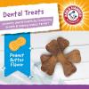 imageArm ampamp Hammer for Pets Nubbies Dental Treats for Dogs  Dental Chews Fight Bad Breath Plaque ampamp Tartar Without Brushing  Peanut Butter Flavor Value Bucket 53 PcsPeanut Butter
