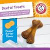 imageArm ampamp Hammer for Pets Nubbies Dental Treats for Dogs  Dental Chews Fight Bad Breath Plaque ampamp Tartar Without Brushing  Peanut Butter Flavor Value Bucket 53 PcsPeanut Butter