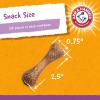 imageArm ampamp Hammer for Pets Nubbies Dental Treats for Dogs  Dental Chews Fight Bad Breath Plaque ampamp Tartar Without Brushing  Peanut Butter Flavor Value Bucket 53 PcsChicken