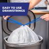 imageHefty Ultra Strong 13 Gallon Trash Bags Tall Kitchen Trash Bags 13 Gallon Size Drawstring Closure Continuous Odor Control White Lavender and Sweet Vanilla Scent 110 BagsClean Burst