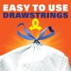 imageHefty Ultra Strong 13 Gallon Trash Bags Tall Kitchen Trash Bags 13 Gallon Size Drawstring Closure Continuous Odor Control White Lavender and Sweet Vanilla Scent 110 BagsFabuloso