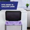 imageHefty Ultra Strong 13 Gallon Trash Bags Tall Kitchen Trash Bags 13 Gallon Size Drawstring Closure Continuous Odor Control White Lavender and Sweet Vanilla Scent 110 BagsPurple