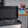 imageHefty Ultra Strong 13 Gallon Trash Bags Black Tall Kitchen Trash Bags 13 Gallon Size Break Resistant Drawstring Enclosure Continuous Odor Control Blackout Clean Burst Scent 40 BagsClean Burst