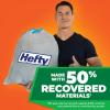 imageHefty Ultra Strong 13 Gallon Trash Bags Tall Kitchen Trash Bags 13 Gallon Size Drawstring Closure Continuous Odor Control White Unscented 80 BagsGrey