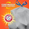imageHefty Ultra Strong 13 Gallon Trash Bags Tall Kitchen Trash Bags 13 Gallon Size Drawstring Closure Continuous Odor Control White Unscented 80 BagsGrey