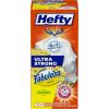 imageHefty Ultra Strong 13 Gallon Trash Bags Tall Kitchen Trash Bags 13 Gallon Size Resist Leaks Punctures and Rips Continuous Odor Control White Fabuloso Lemon Scent 40 Bags