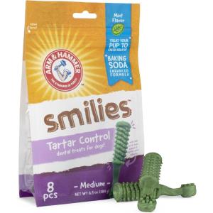 imageArm ampamp Hammer for Pets Nubbies Dental Treats for Dogs with Baking Soda and Calcium Treat Chews Help Fight Bad Breath Plaque ampamp Tartar Chicken Value Bucket 139 Pcs 6Pack Packaging May VaryMint