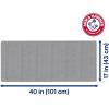 imageArm ampamp Hammer Comfort Touch Performance Foam NonSlip Bath Mat for Showers and Tubs 17 x 40 WhiteGrey