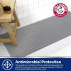 imageArm ampamp Hammer Comfort Touch Performance Foam NonSlip Bath Mat for Showers and Tubs 17 x 40 WhiteGrey