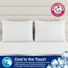 imageArm ampamp Hammer Cooling Comfort Zippered Body Pillow Cover 20 x 54 WhiteStandardQueen