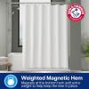 imageArm ampamp Hammer Fabric Shower Curtain with Waterproof Back 70 x 72 WhiteWhite