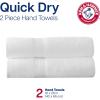 imageArm ampamp Hammer Quick Dry Hand Towels 2 Piece KhakiGrey