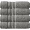 imageArm ampamp Hammer Performance Bath Towels 4 Piece WhiteGrey