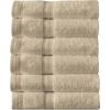 imageArm ampamp Hammer Performance Towel Washcloth Set 6 Piece WhiteKhaki