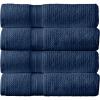 imageArm ampamp Hammer Quick Dry Bath Towels 4 Piece WhiteDark Blue