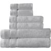 imageArm ampamp Hammer Super Soft Bath Towel Set 6 Piece KhakiLight Grey