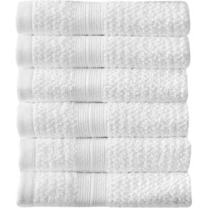 imageArm ampamp Hammer Quick Dry Washcloth Set 6 Piece WhiteWhite