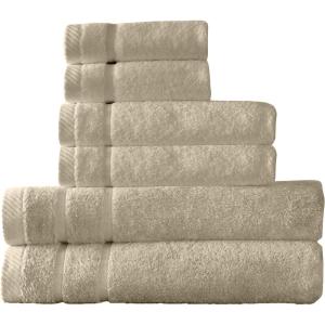 imageArm ampamp Hammer Super Soft Bath Towel Set 6 Piece KhakiKhaki