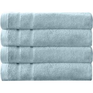 imageArm ampamp Hammer Super Soft Bath Towels 4 Piece Dark BlueLight Blue