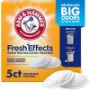 imageArm ampamp Hammer Fresh Effects Odor Neutralizing Baking Soda Pouches Unscented Deodorizer for Long Lasting Freshness in Shoes Gym Bags ampamp Small Spaces 5 count