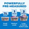 image:imageARM amp HAMMER Power Sheets Laundry Detergent Fresh Breeze Scent Dissolves in All Wash Temps Lightweight and TravelReady 60ct Up to 120 Small LoadsFragrance Free