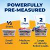 image:imageARM amp HAMMER Power Sheets Laundry Detergent Fresh Breeze Scent Dissolves in All Wash Temps Lightweight and TravelReady 60ct Up to 120 Small LoadsFragrance Free