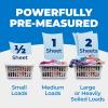 image:imageARM amp HAMMER Power Sheets Laundry Detergent Fresh Breeze Scent Dissolves in All Wash Temps Lightweight and TravelReady 60ct Up to 120 Small LoadsFresh Linen