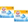 image:imageARM amp HAMMER Power Sheets Laundry Detergent Fresh Breeze Scent Dissolves in All Wash Temps Lightweight and TravelReady 60ct Up to 120 Small LoadsFresh Breeze