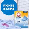 image:imageARM amp HAMMER Power Sheets Laundry Detergent Fresh Breeze Scent Dissolves in All Wash Temps Lightweight and TravelReady 60ct Up to 120 Small LoadsFresh Linen