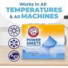 image:imageARM amp HAMMER Power Sheets Laundry Detergent Fresh Breeze Scent Dissolves in All Wash Temps Lightweight and TravelReady 60ct Up to 120 Small LoadsFresh Breeze