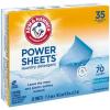 image:imageARM amp HAMMER Power Sheets Laundry Detergent Fresh Breeze Scent Dissolves in All Wash Temps Lightweight and TravelReady 60ct Up to 120 Small LoadsFresh Breeze