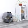 image:imageArm amp Hammer Jumbo Hooded Wave Enclosed Cat Litter Box with Microban Made in USA