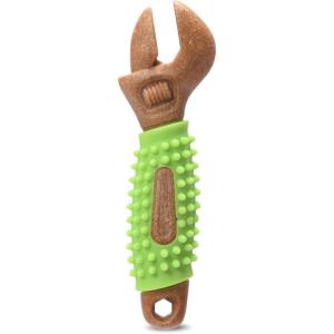 image:imageArm amp Hammer for Pets Chew Tools Collection Wood Blend Hammer Chew Toy for Dogs  Compressed Wood Dog Chew Toys with Baking Soda Safer amp Durable Alternative to Chewing SticksWrench