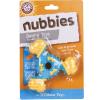 image:imageARM amp HAMMER for Pets Nubbies TriBone Dog Dental Toy Best Dog Chew Toy for Moderate Chewers Dog Dental Toy Helps Reduce Plaque amp Tartar Peanut Butter Flavor Baking Soda Pack of 24Blue  Yellow