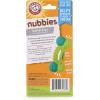 image:imageARM amp HAMMER for Pets Nubbies TriBone Dog Dental Toy Best Dog Chew Toy for Moderate Chewers Dog Dental Toy Helps Reduce Plaque amp Tartar Peanut Butter Flavor Baking Soda Pack of 24Blue  Green