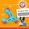 image:imageARM amp HAMMER for Pets Nubbies TriBone Dog Dental Toy Best Dog Chew Toy for Moderate Chewers Dog Dental Toy Helps Reduce Plaque amp Tartar Peanut Butter Flavor Baking Soda Pack of 24Blue  Red