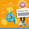 image:imageARM amp HAMMER for Pets Nubbies TriBone Dog Dental Toy Best Dog Chew Toy for Moderate Chewers Dog Dental Toy Helps Reduce Plaque amp Tartar Peanut Butter Flavor Baking Soda Pack of 24Blue  Yellow