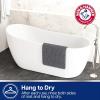 image:imageArm amp Hammer Sensory Touch NonSlip Loofah Bath Mat for Showers and Tubs 17 x 30 WhiteGrey
