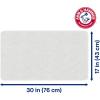image:imageArm amp Hammer Sensory Touch NonSlip Loofah Bath Mat for Showers and Tubs 17 x 30 WhiteWhite
