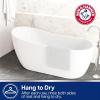 image:imageArm amp Hammer Sensory Touch NonSlip Loofah Bath Mat for Showers and Tubs 17 x 30 WhiteWhite