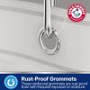 image:imageArm amp Hammer Waterproof Quick Drying Shower Liner Lightweight Design 70 x 72 FrostedClear