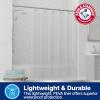 image:imageArm amp Hammer Waterproof Quick Drying Shower Liner Lightweight Design 70 x 72 FrostedClear
